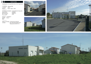 Gendarmerie et 5 logements à Gençay