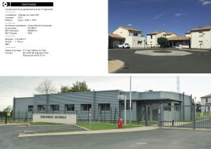 Gendarmerie et 11 logements à La Villedieu-du-Clain