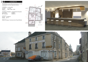 Local commercial et logements sociaux à La Puye