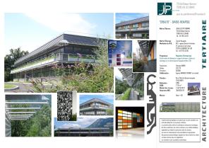 Pépinière d'entreprises "CREALYS" à Méry (73) - JLP architecte / Arnaud & Poingt