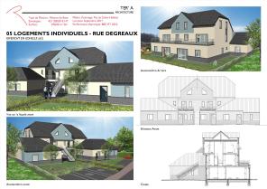 Construction de 05 Logements Individuels Locatifs