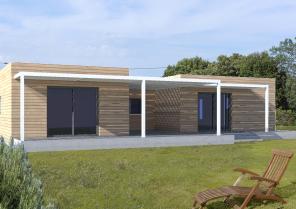 Villa ossature bois basse consommation à Causse de la Selle 34
