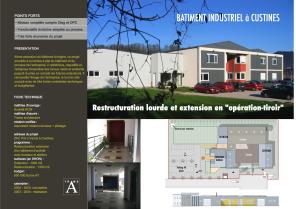 Restructuration Extension d'un Bâtiment Industriel  à Custines