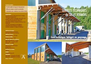 Bureaux et Bâtiment technique de type industriel pour les services techniques co