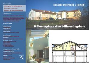 Aménagement d'un bâtiment industriel et commercial dans une ancienne ferme