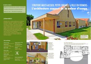 Structure Multi-Accueil pour 25 enfants - avec approche environnementale