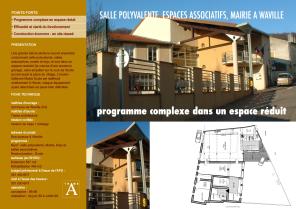 SALLE POLYVALENTE + MAIRIE + DOJO DANS UNE GRANGE