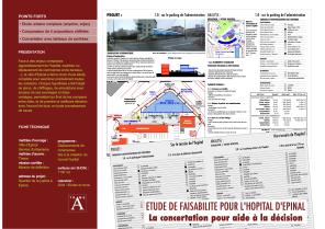Etude comparative pour l'hôpital d'Epinal