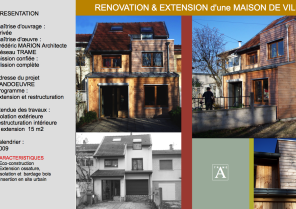 Extension et rénovation d'une maison à Vandoeuvre-les-Nancy