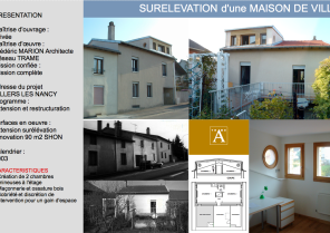 SURELEVATION D'UNE MAISON