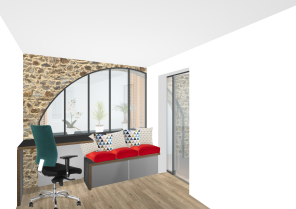 Chambre/bureau - étude 2
