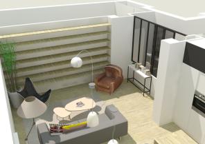 Proposition d'aménagement salon