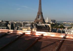 Rénovation d'une toiture en cuivre