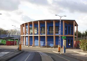 le bâtiment en fin de travaux