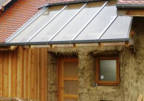 Maison écologique en paille /argile , ossature bois, bioclimatique