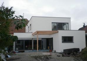 Maison BBC contemporaine toit plat