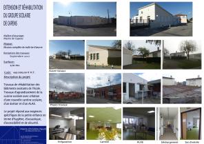 Extension et réhabilitation du groupe scolaire de Capens