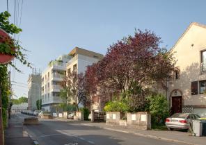 Perspective depuis la rue Raspail