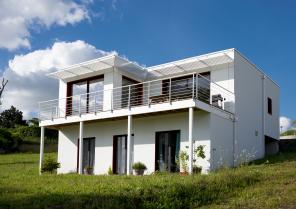 Maison passive - vue jardin