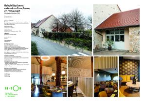 Réhabilitation et extension d’une ferme en restaurant