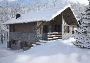 Rénovation et amélioration énergétique et thermique d'un chalet dans la station 