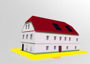 Reconstruction-Rénovation façade Nord Est classé de phalanstère de cuir de 1779 