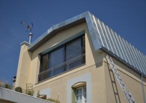 Vue depuis le jardin.