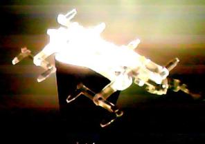 Eco design : lampe -recyclage des déchets d'usine Gagione Montréal la Cluse 