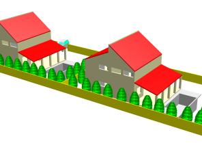 Deux maisons jumelles