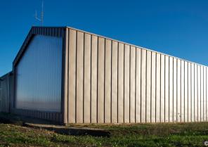 Vue du hangar