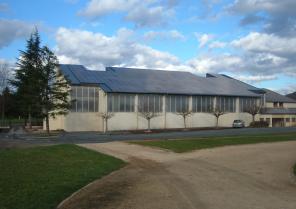 Vue du gymnase après l'intervention