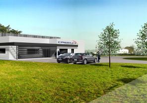 Construction d'un atelier de production avec bureaux