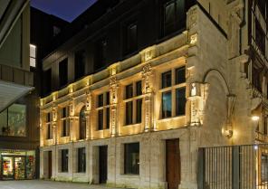 Façades Romé - Vue après travaux et mise en lumière