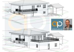 Extension de maison - Pascal CAMLITI Architecte -  Commune PIBRAC (31)