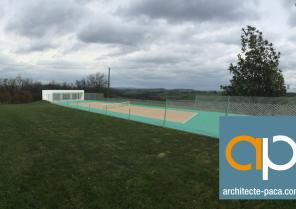 Terrain de TENNIS + Tennis HOUSE - Albi TARN