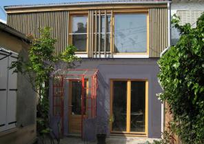 Nouvelle façade surélevée