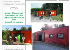 MAison de quartier ossature bois 