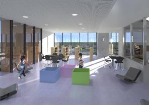 Perspective d'ambiance intérieure