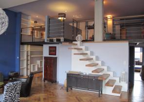 Rénovation et restructuration d'un appartement dans l'esprit loft. 