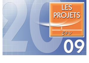 DIVERS PROJETS EN 2009.
