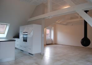 Création d'un appartement dans les combles d'un immeuble. SARRE-UNION. 2012-2013