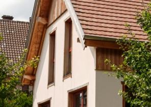 maison traditionnelle, site classé, construction neuve, ossature bois 