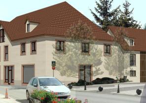 Construction d'un ensemble de 12 logements et d'un local commercial à Habsheim