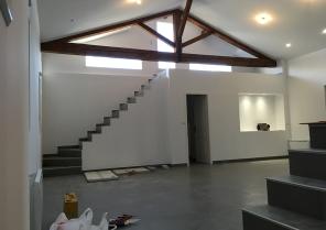 Charpente bois existante conservée