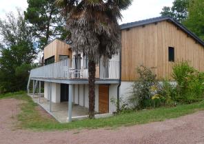 Prjot fini - Façade Sud : Vue d’ensemble du projet depuis la piscine