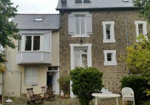 Maison L_H_E - ST MALO - Façade sur jardin au Sud - Existant avant travaux