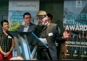 Grand Prix national de construction durable au Green Solutions Award - Paris