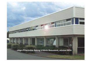 Restructuration et extension du siège d'Electrolux Baking Europe à Hénin Beaumont