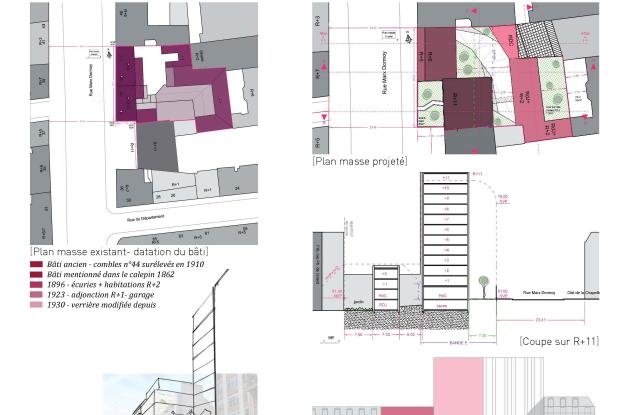 Faisabilité : 44 logements sociaux + 2 locaux d’activité : à la question de l’in