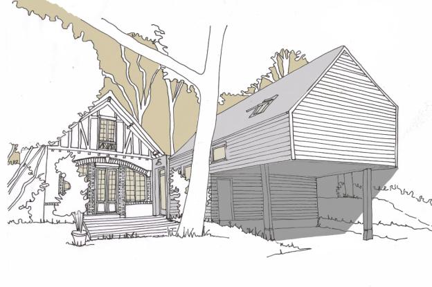 croquis projet frênes